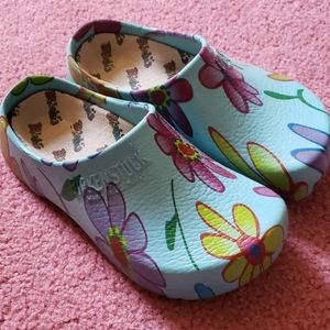 Floral birkenstock rubber clog